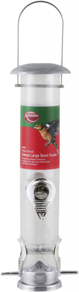 Ambassador-Wild Birds Deluxe Large Seed Feeder