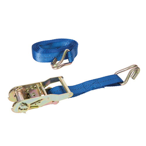 Silverline-Ratchet Tie Down Strap J-Hook