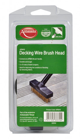Ambassador-Decking Wire Brush Head