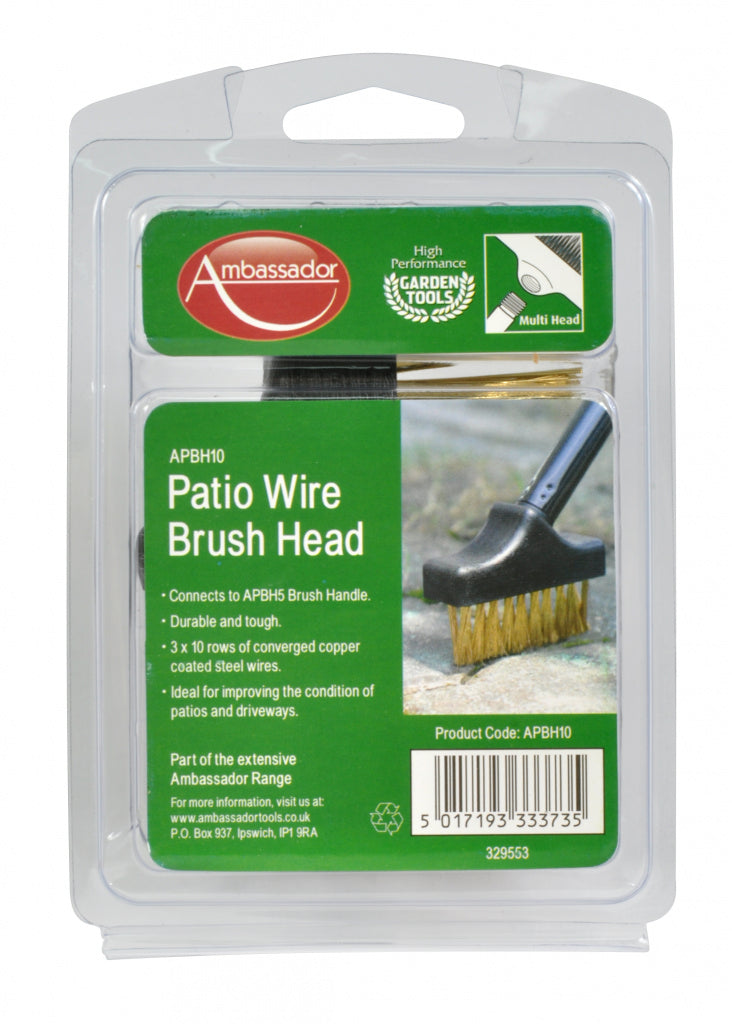Ambassador-Patio Wire Brush Head
