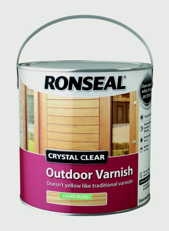 Ronseal-Crystal Clear Outdoor Varnish 2.5L