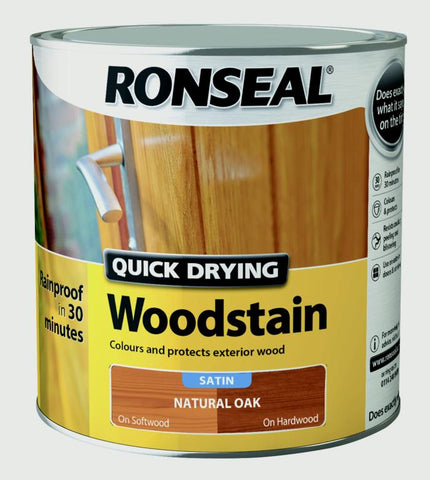 Ronseal-Quick Drying Woodstain Satin 2.5L