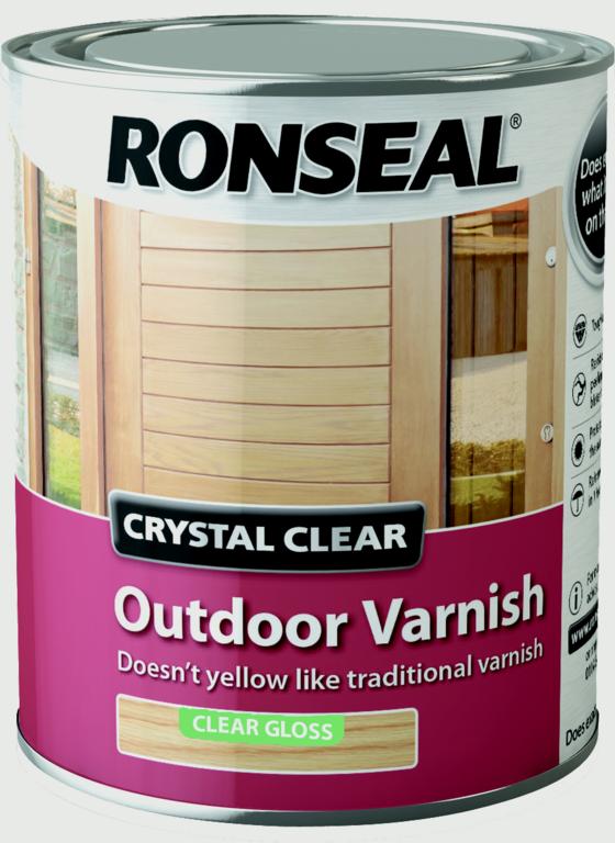 Ronseal-Crystal Clear Outdoor Varnish 750ml