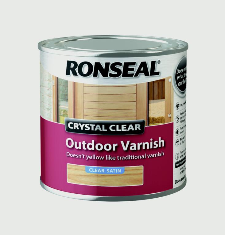 Ronseal-Crystal Clear Outdoor Varnish 250ml