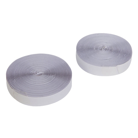 Fixman-Hook & Loop Tape White Self-Adhesive 2pce