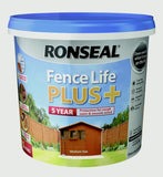 Ronseal Fence Life Plus Matt Shed & Fence Treatment - 5L
