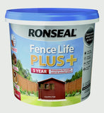 Ronseal Fence Life Plus Matt Shed & Fence Treatment - 5L