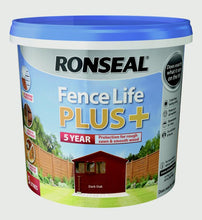 Ronseal Fence Life Plus Matt Shed & Fence Treatment - 5L