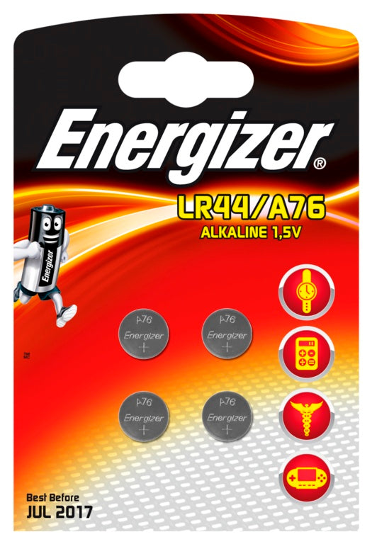 Eveready-Energizer LR44/A76 Alkaline Card