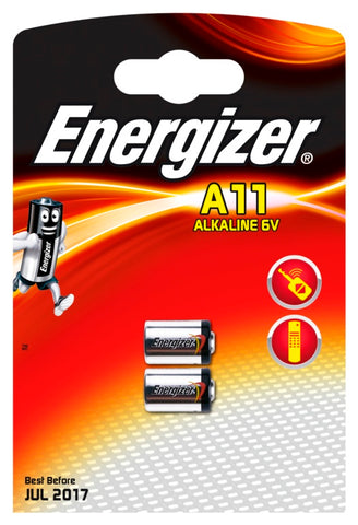 Eveready-Energizer A11/E11A Alkaline Card