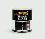 Rustins-Quick Drying Black Gloss