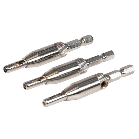Silverline-Hinge Drill Bit Set 3pce