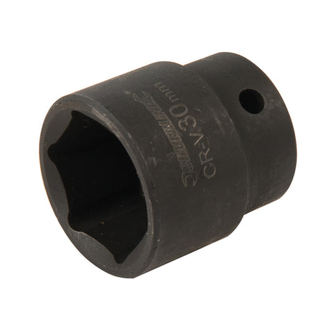 Silverline-Impact Socket 1/2" Drive 6pt Metric