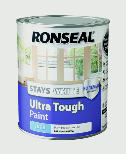 Ronseal-Stays White Ultra Tough Paint
