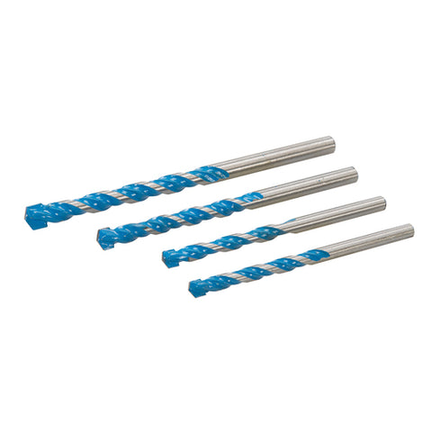 Silverline-Multi Construction Drill Bit Set 4pce