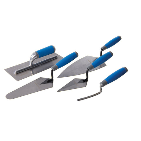 Silverline-Soft-Grip Trade Trowel Set 5pce