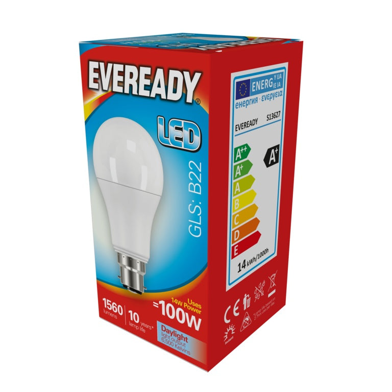 Eveready-LED GLS 14w
