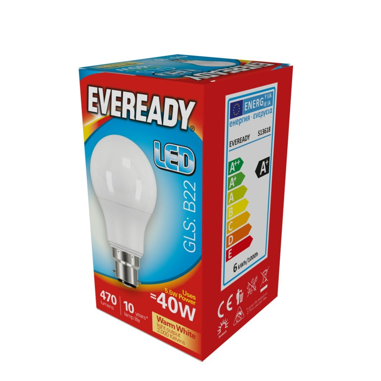 Eveready-LED GLS 5.6w