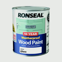 Ronseal-10 Year Weatherproof Gloss Wood Paint