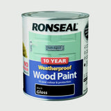 Ronseal-10 Year Weatherproof Gloss Wood Paint