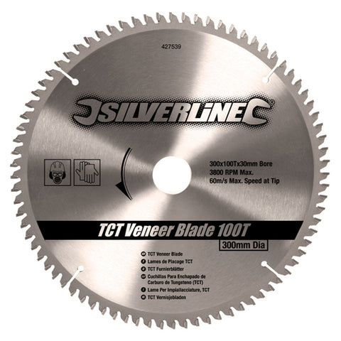 Silverline-TCT Veneer Blade 100T