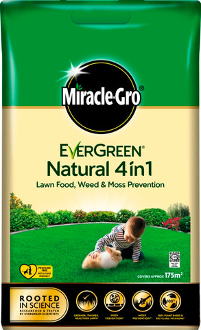 Miracle Gro-Natural 4 in 1 Feed, Weed &  Mosskiller