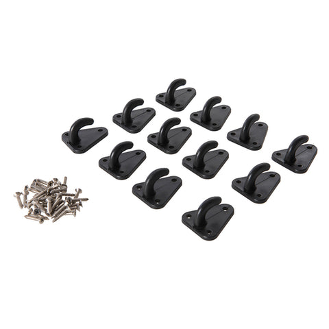 Silverline-Trailer Net Hooks & Stainless Steel Fixings 12pk
