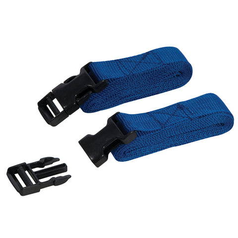 Silverline-Clip Buckle Straps 2pk