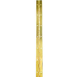 Securit-Piano Hinge Brass Plated Priced Per Length