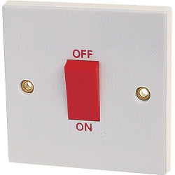 Dencon-45A Double Pole Switch to BS3676