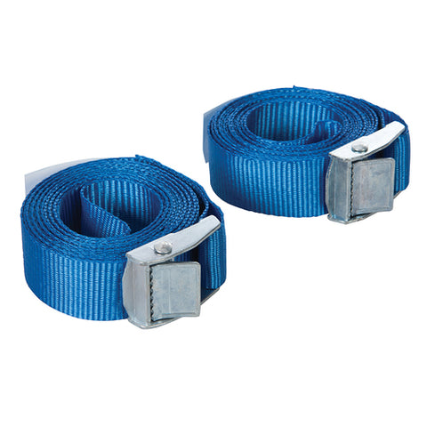 Silverline-Cam Buckle Tie Down Strap 2.5m x 25mm 2pk