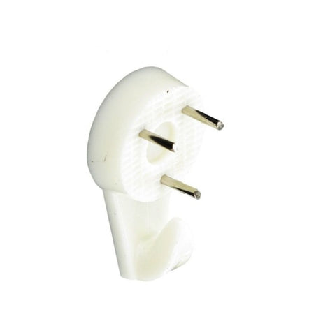 Securit-Hard Wall Picture Hooks White (3)