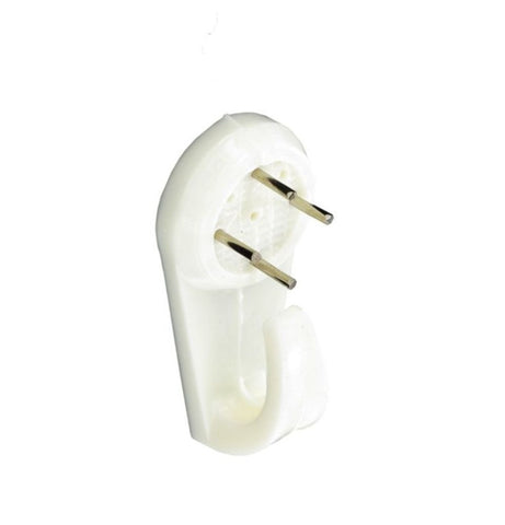 Securit-Hard Wall Picture Hooks White (2)