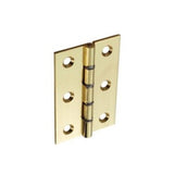 Securit-Polished D.S.W. Brass Hinges (Pair)
