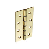 Securit-Polished D.S.W. Brass Hinges (Pair)