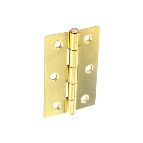 Securit-Loose Pin Butt Hinges Brass Plated (Pair)