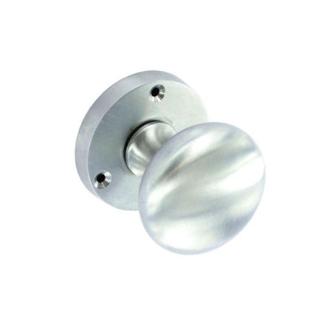 Securit-Satin Chrome Mortice Knobs (Pair)