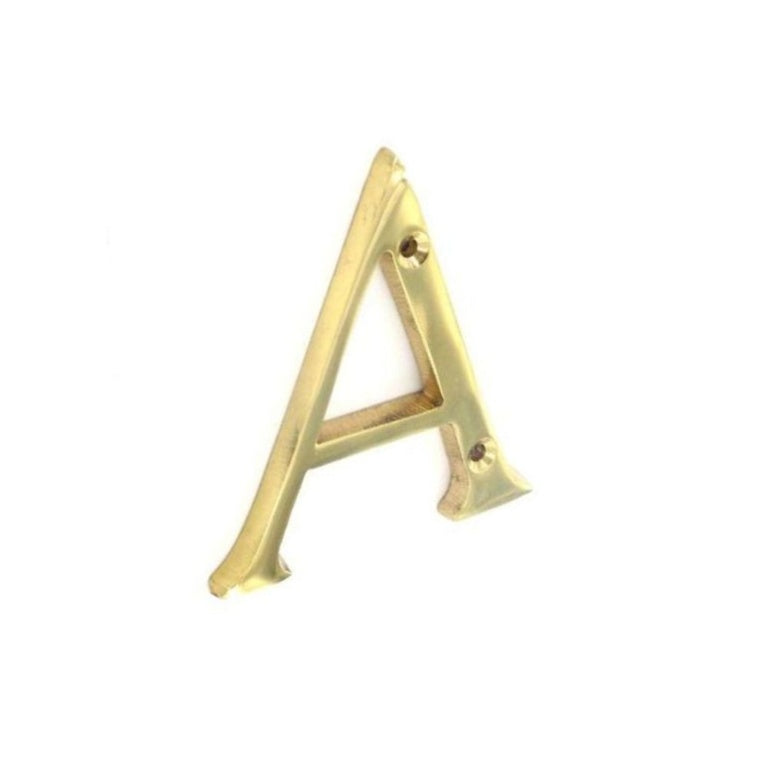 Securit-Brass Letter A