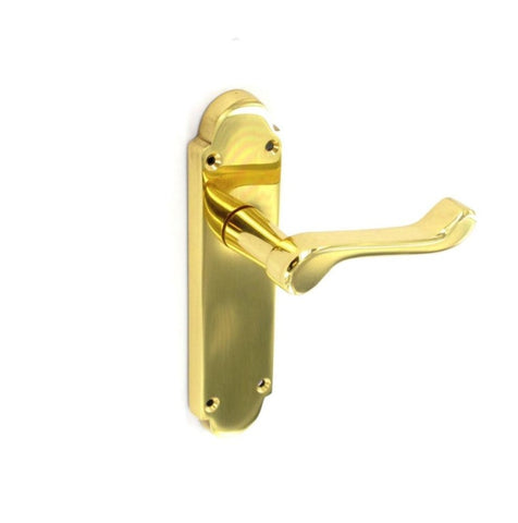 Securit-Richmond Brass Latch Handles (Pair)