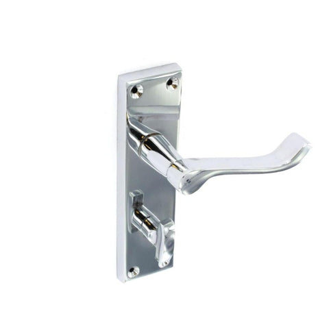 Securit-Chrome Scroll Bathroom Handles (Pair)