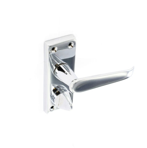 Securit-Chrome Flat Privacy Handles (Pair)