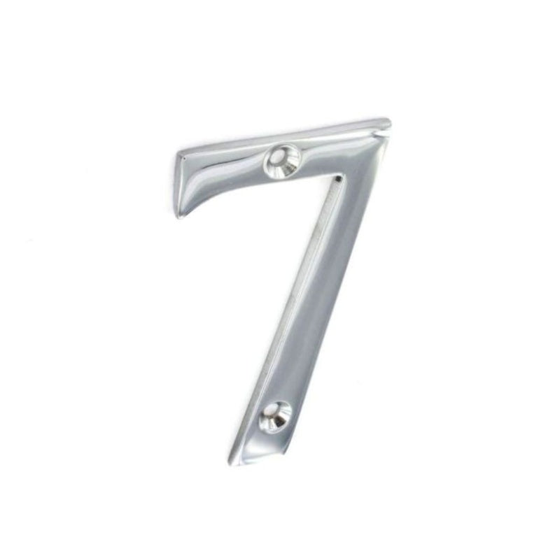 Securit-Chrome Numeral 7