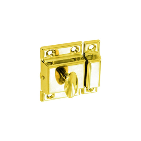 Securit-Cupboard Turn Brass Plated