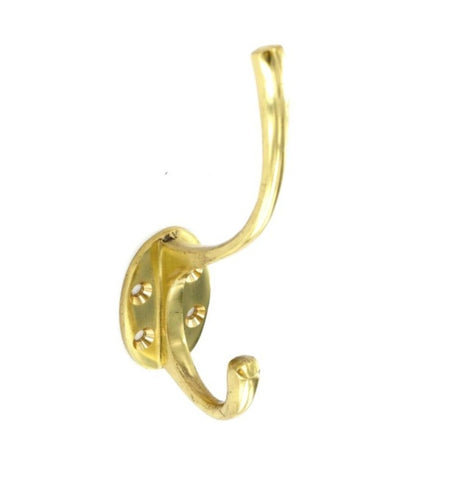 Securit-Brass Hat & Coat Hook