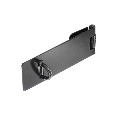 Securit-Safety Hasp & Staple Light Black