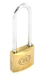 Securit-Tricircle Long Shackle Brass Padlock