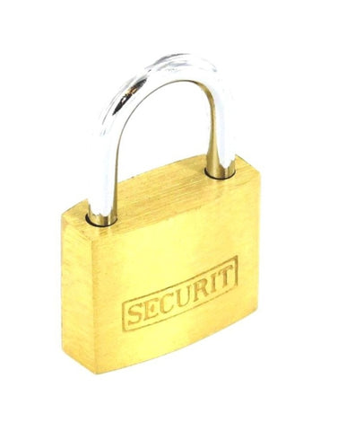 Securit-Brass Padlock with 3 Keys