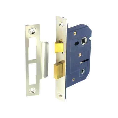 Securit-Bathroom Lock Nickel Plated