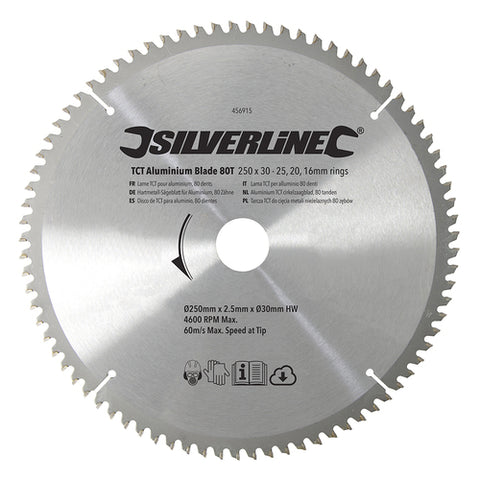 Silverline-TCT Aluminium Blade 80T