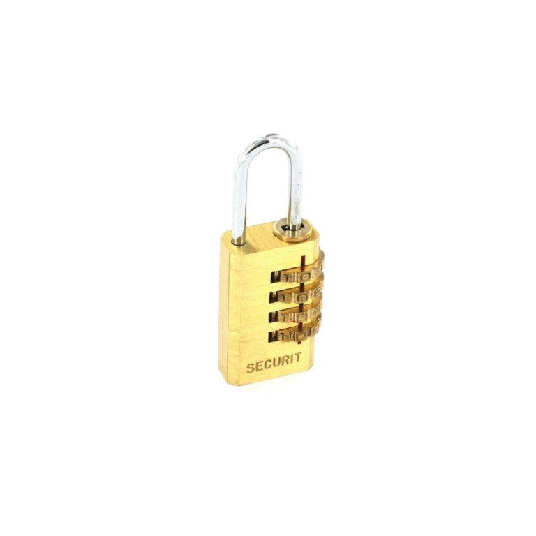 Securit-Resettable Code Lock Brass